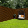 Bergz Enlaceia Fence Panels Bowlan Forest Brown